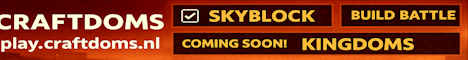 Craftdoms Minecraft Server banner