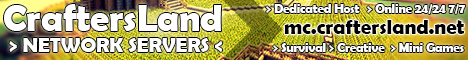 CraftersLand Network Servers EU Minecraft Server banner