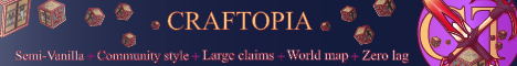 Craftopia Minecraft Server banner
