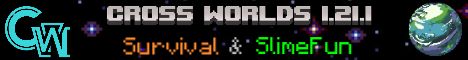 Cross Worlds Minecraft Server banner