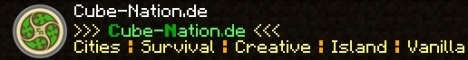Cube-Nation.de Minecraft Server banner