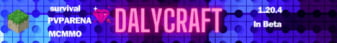 Dalycraft Minecraft Server banner