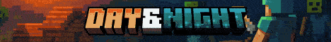 Day and Night Minecraft Server banner