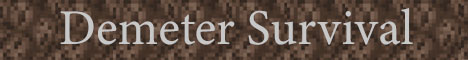 Demeter Survival Minecraft Server banner