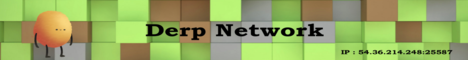 Derp Network Minecraft Server banner