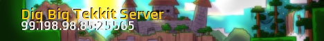 Dig Big Tekkit Server Minecraft Server banner