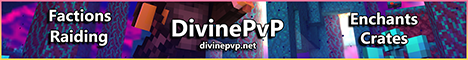DivinePvP Minecraft Server banner
