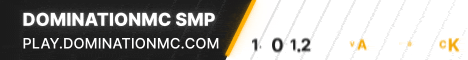 DominationMC Minecraft Server banner
