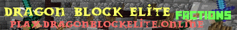 Dragon Block Elite Minecraft Server banner