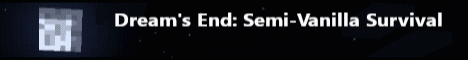 Dreams End Minecraft Server banner