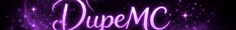 DupeMC Minecraft Server banner