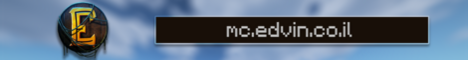 קהילת אדווין | Edvin Studios Minecraft Server banner