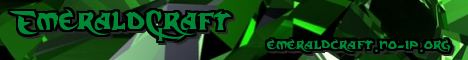 Emeraldcraft Minecraft Server banner