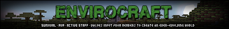 Envirocraft Minecraft Server banner
