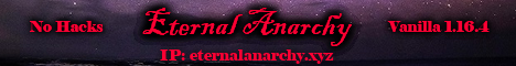Eternal Anarchy Minecraft Server banner