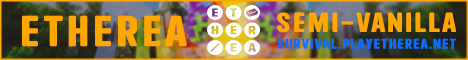 ETHEREA Survival Minecraft Server banner