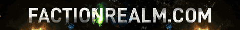 FactionRealm Minecraft Server banner