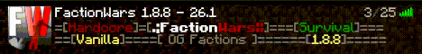 FactionWars Minecraft Server banner