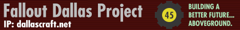 Fallout Dallas Project Minecraft Server banner