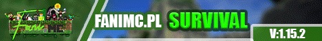 fanimc.pl Polski serwer survival Minecraft Server banner