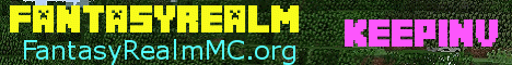 FantasyRealmMC Reborn Minecraft Server banner