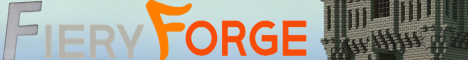 FieryForge Minecraft Server banner