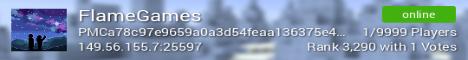 FlameGames Minecraft Server banner