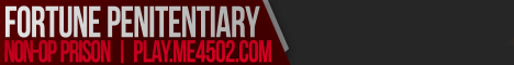 Fortune Penitentiary Minecraft Server banner