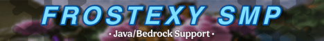 Frostexy SMP Minecraft Server banner