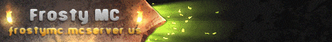 Frosty MC Minecraft Server banner