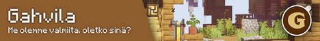 Gahvila Minecraft Server banner