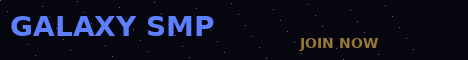 Galaxy smp Minecraft Server banner