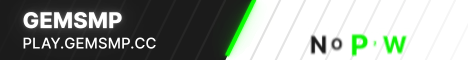 GemSMP Minecraft Server banner