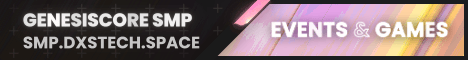 GenesisCore SMP Minecraft Server banner