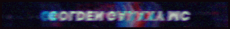 Golden Galaxy MC Minecraft Server banner