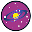Golden Galaxy MC Minecraft Server Icon