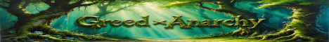 Greed Anarchy Minecraft Server banner