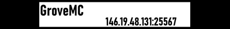 GroveMC Minecraft Server banner