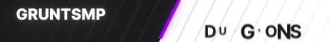 GruntSMP Minecraft Server banner