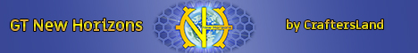 GT New Horizons by CraftersLand Minecraft Server banner