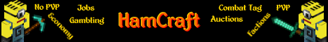 HamCraft Minecraft Server banner