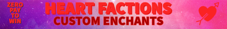 HEART Factions Minecraft Server banner