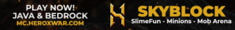 HeroxWar Minecraft Server banner