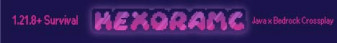 HexoraMC Minecraft Server banner