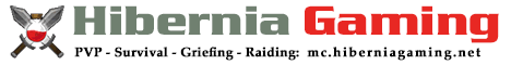 Hibernia Minecraft Server banner