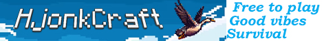 Hjonkcraft Servers Minecraft Server banner
