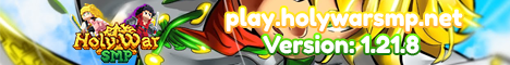 HolyWarSMP Minecraft Server banner