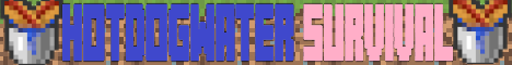 Hotdog Water Survival Minecraft Server banner