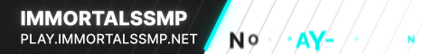 Immortals SMP Minecraft Server banner