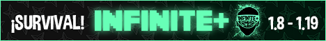 Infinite Plus Minecraft Server banner